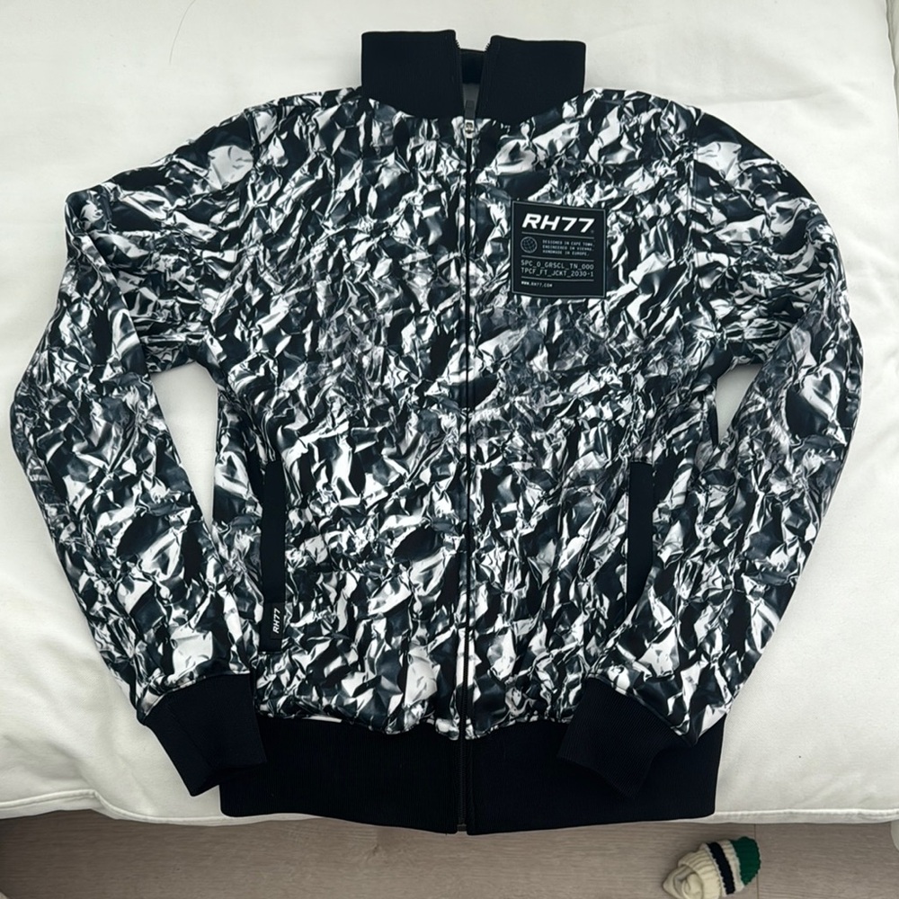 Striking RH77 FOIL Track/Bomber Jacket. UNISEX. Made in Europe. NWOT
